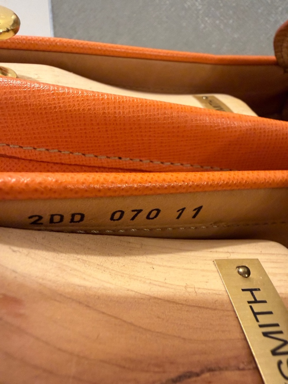 Prada Men’s Orange Leather Bit-Detail Driving Loafers Mens 11-12 - Picture 5 of 7
